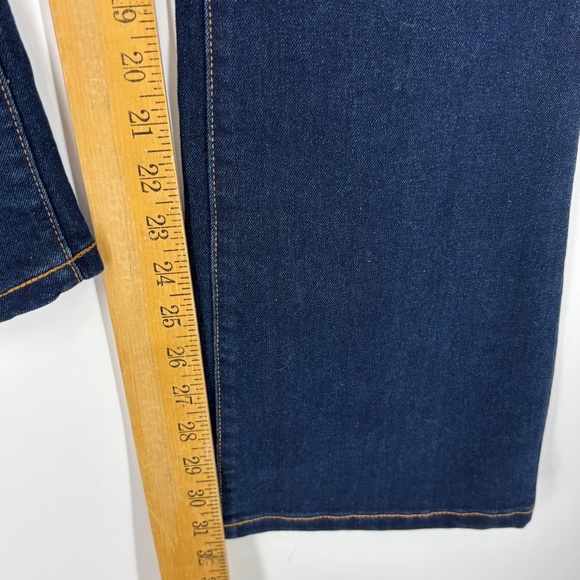 NOBO No Boundaries Juniors Size 9 Boot Cut Jeans Dark Blue Five Pocket Mid Rise - Picture 7 of 10